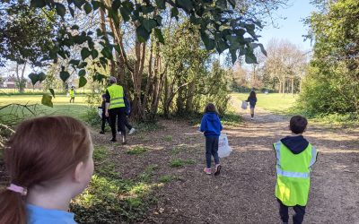 Juniors Local Litter Pick and Road Safety walk